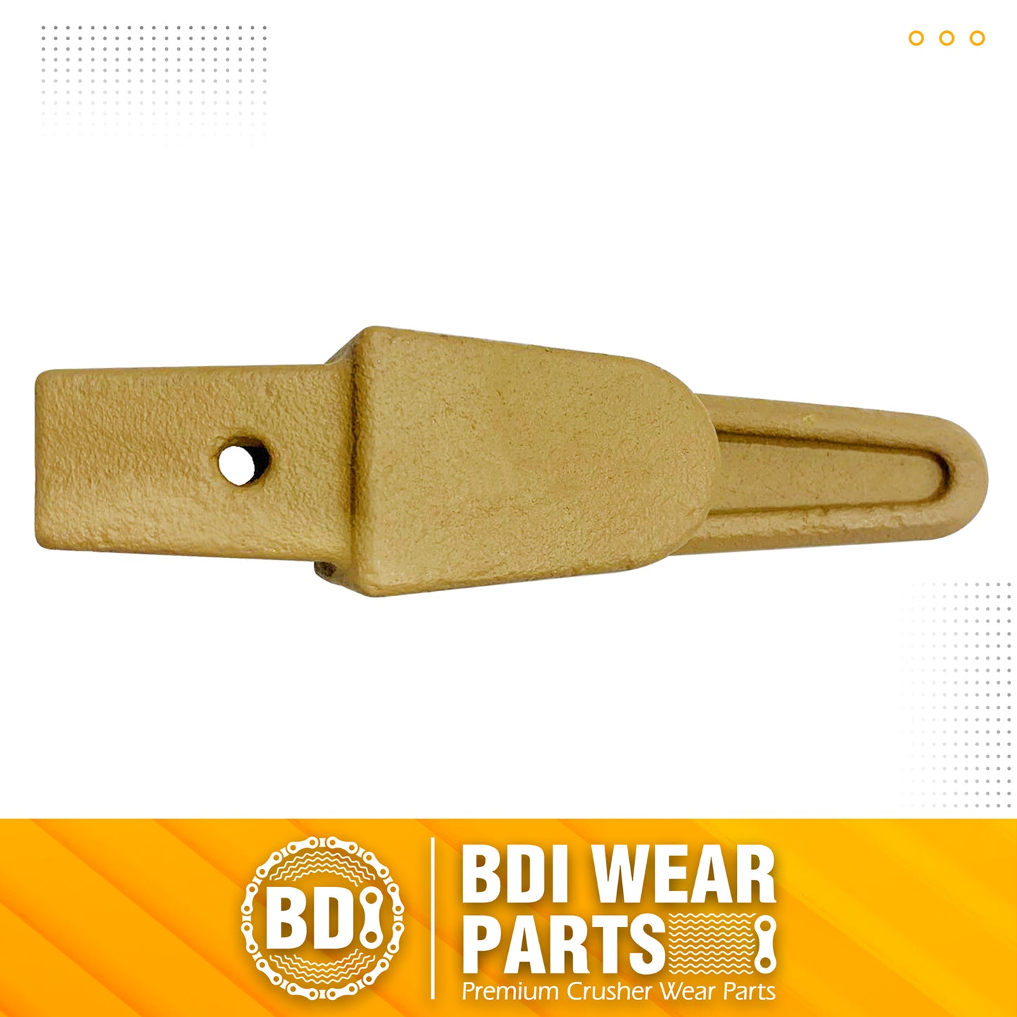 BDI Wear Parts 1 Pack 552X156 Weld On Adapter for X156 Hensley Style Bucket Teeth