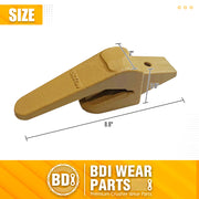 BDI Wear Parts 3 Pack 552X156 Weld On Adapter for X156 Hensley Style Bucket Teeth