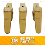 BDI Wear Parts 3 Pack 552X156 Weld On Adapter for X156 Hensley Style Bucket Teeth
