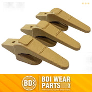 BDI Wear Parts 3 Pack 552X156 Weld On Adapter for X156 Hensley Style Bucket Teeth
