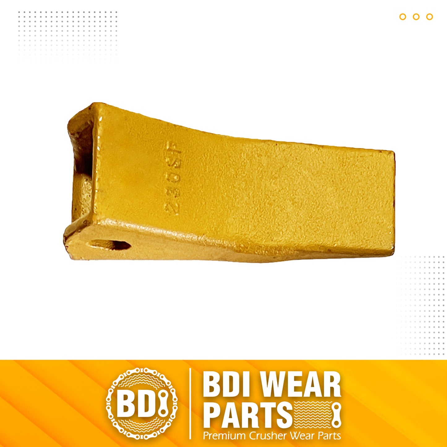 BDI WEAR PARTS 230SP Casting Backhoe Bucket Teeth with TF23P Flex Pin for 23 & 230 Series Skid Steer Loaders and Excavators - 1 Pack