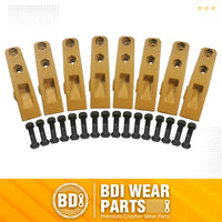 BDI Wear Parts 6684447 Trenching Bucket Teeth, Bobcat Style Skid Steer Backhoe Bolt On Tooth Unitooth - 8 Pack
