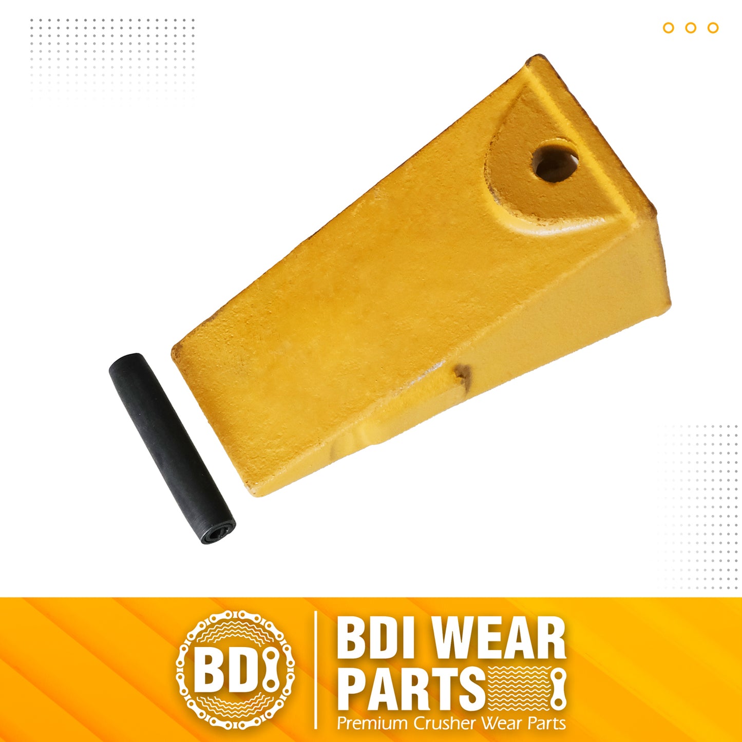 BDI Wear Parts X156 Dirt Teeth Hensley Style Bucket Teeth/Tooth & P156 Roll Pin - 1 Pack