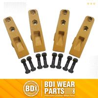 BDI Wear Parts 6684447 Trenching Bucket Teeth, Bobcat Style Skid Steer Backhoe Bolt On Tooth Unitooth - 4 Pack