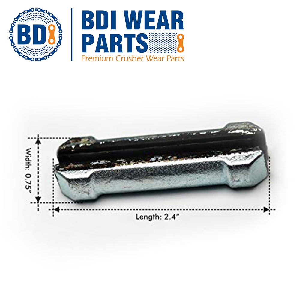 BDI Wear Parts 23TL Tiger Bucket Teeth Bucket Digging Teeth/Bucket Tooth with 23FP Flex Pins - 5 Pack