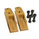 BDI Wear Parts 6684447 Trenching Bucket Teeth, Bobcat Style Skid Steer Backhoe Bolt On Tooth Unitooth - 2 Pack