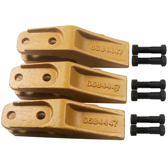 compare product BDI Wear Parts 6684447 Trenching Bucket Teeth, Bobcat Style Skid Steer Backhoe Bolt On Tooth Unitooth - 3 Pack