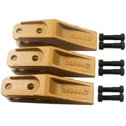BDI Wear Parts 6684447 Trenching Bucket Teeth, Bobcat Style Skid Steer Backhoe Bolt On Tooth Unitooth - 3 Pack