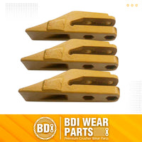 BDI Wear Parts 6684447 Trenching Bucket Teeth, Bobcat Style Skid Steer Backhoe Bolt On Tooth Unitooth - 3 Pack