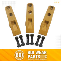 BDI Wear Parts 6684447 Trenching Bucket Teeth, Bobcat Style Skid Steer Backhoe Bolt On Tooth Unitooth - 3 Pack