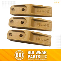BDI Wear Parts 6684447 Trenching Bucket Teeth, Bobcat Style Skid Steer Backhoe Bolt On Tooth Unitooth - 3 Pack