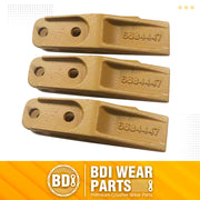 BDI Wear Parts 6684447 Trenching Bucket Teeth, Bobcat Style Skid Steer Backhoe Bolt On Tooth Unitooth - 3 Pack