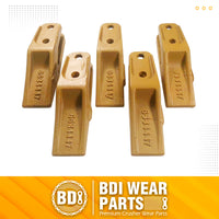 BDI Wear Parts 6684447 Trenching Bucket Teeth, Bobcat Style Skid Steer Backhoe Bolt On Tooth Unitooth - 5 Pack
