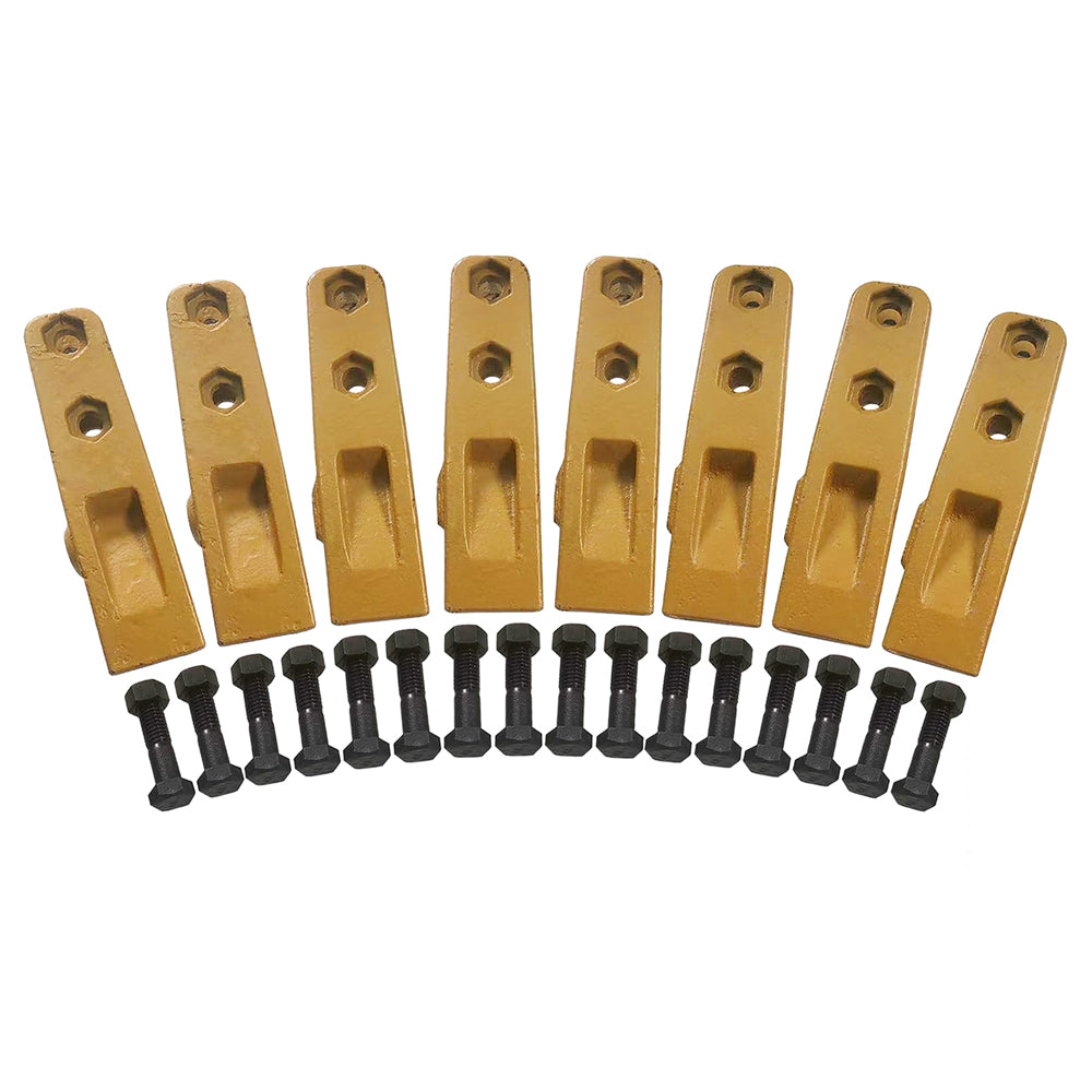 BDI Wear Parts 6684447 Trenching Bucket Teeth, Bobcat Style Skid Steer Backhoe Bolt On Tooth Unitooth - 8 Pack