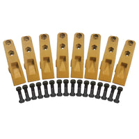 BDI Wear Parts 6684447 Trenching Bucket Teeth, Bobcat Style Skid Steer Backhoe Bolt On Tooth Unitooth - 8 Pack