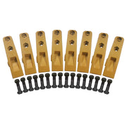 BDI Wear Parts 6684447 Trenching Bucket Teeth, Bobcat Style Skid Steer Backhoe Bolt On Tooth Unitooth - 8 Pack