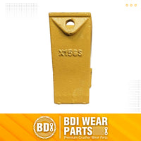 BDI Wear Parts X156S Short Dirt Teeth Hensley Style Bucket Teeth/Tooth with P156 Roll Pin - 1 Pack