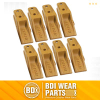 BDI Wear Parts 6684447 Trenching Bucket Teeth, Bobcat Style Skid Steer Backhoe Bolt On Tooth Unitooth - 8 Pack