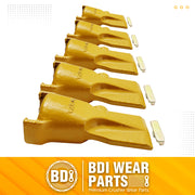 BDI Wear Parts V23SYL Esco Style Dirt Bucket Teeth Digging Tooth with V23PN Pins - 5 Set