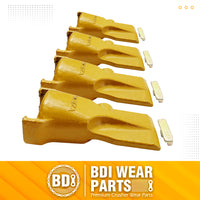 BDI Wear Parts V23SYL Esco Style Dirt Bucket Teeth Digging Tooth with V23PN Pins - 4 Set