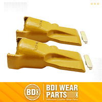 BDI Wear Parts V23SYL Esco Style Dirt Bucket Teeth Digging Tooth with V23PN Pins - 2 Set