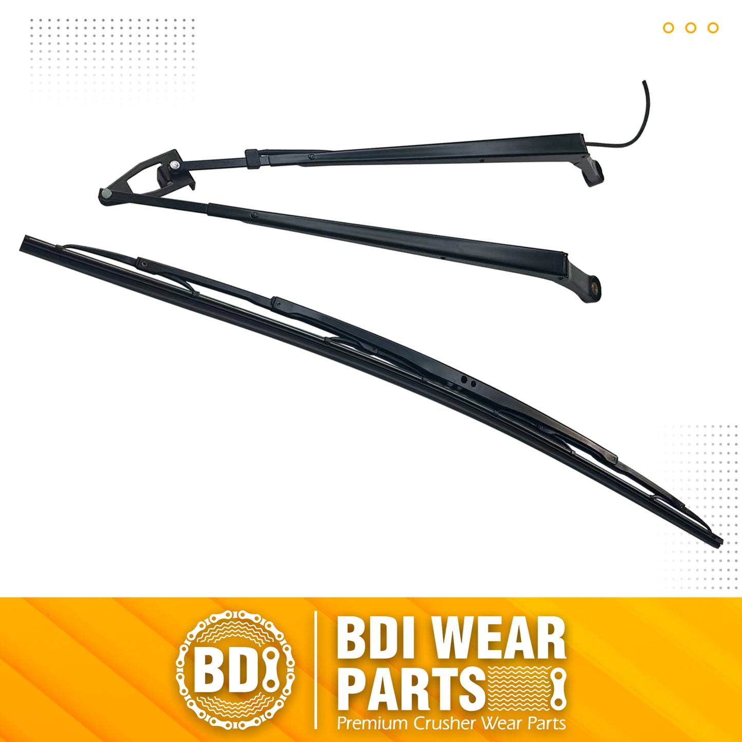 BDI Wear Parts Wiper Arm 7168953 7168954 for Bobcat Skid Steer Loaders S630 S650 S740 S750 S770 S850 S450 S510
