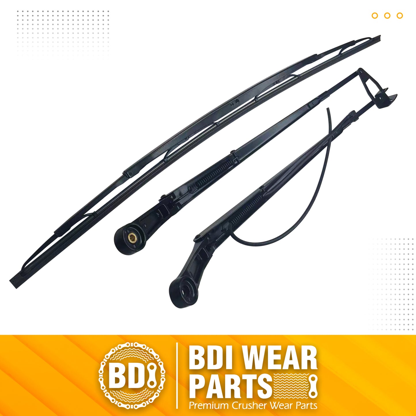 BDI Wear Parts Wiper Arm 7168953 7168954 for Bobcat Skid Steer Loaders S630 S650 S740 S750 S770 S850 S450 S510