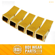 BDI Wear Parts 23 230 Series Skid Steer Bucket Digging Teeth/Tooth with TF23P Flex Pins - 10 Pack