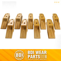 BDI Wear Parts 6684447 Trenching Bucket Teeth, Bobcat Style Skid Steer Backhoe Bolt On Tooth Unitooth - 9 Pack