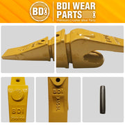 BDI Wear Parts Assembly 230X156 Backhoe Shank / X156L Bucket Teeth / P156 Flex Pin Bobcat Skid Steer Caterpillar Style for Mini Excavator