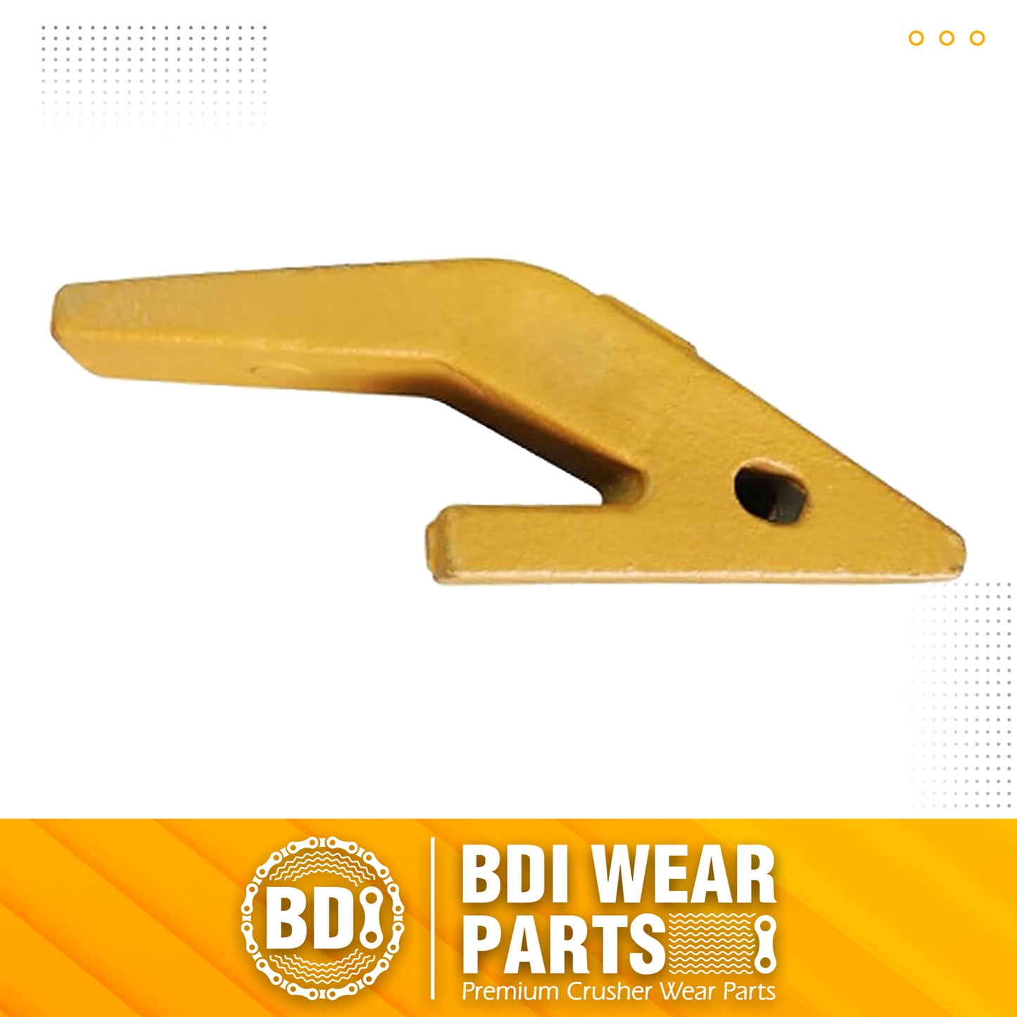 BDI Wear Parts Assembly U43792 Bucket Tooth Adapter + 230SP Casting Bucket Teeth with TF23P Flex Pins/Weld on Bucket Teeth Compatible with Hensley Excavator