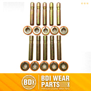 BDI Wear Parts Bucket Teeth Pins 8E6258 8E6259 Retainer Fits CAT J250 1U3251 1U3252 Series -10PK