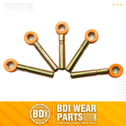 BDI Wear Parts Bucket Teeth Pins 8E6258 8E6259 Retainer Fits CAT J250 1U3251 1U3252 Series - 5PK