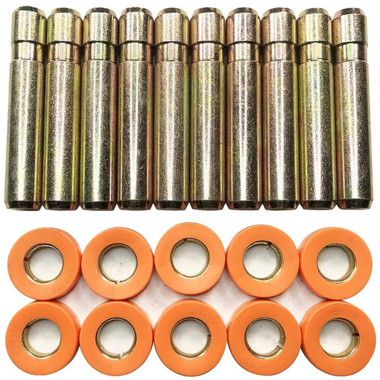 BDI Wear Parts Bucket Teeth Pins 8E6358 and 8E6359 Retainers Fits Cat J350 Caterpillar Style 1U3351 1U3352 Series Tooth - 10 Pack