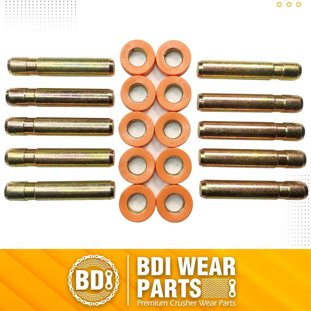 BDI Wear Parts Bucket Teeth Pins 8E6358 and 8E6359 Retainers Fits Cat J350 Caterpillar Style 1U3351 1U3352 Series Tooth - 10 Pack