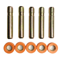 BDI Wear Parts Bucket Teeth Pins 8E6358 and 8E6359 Retainers Fits Cat J350 Caterpillar Style 1U3351 1U3352 Series Tooth - 5 Pack