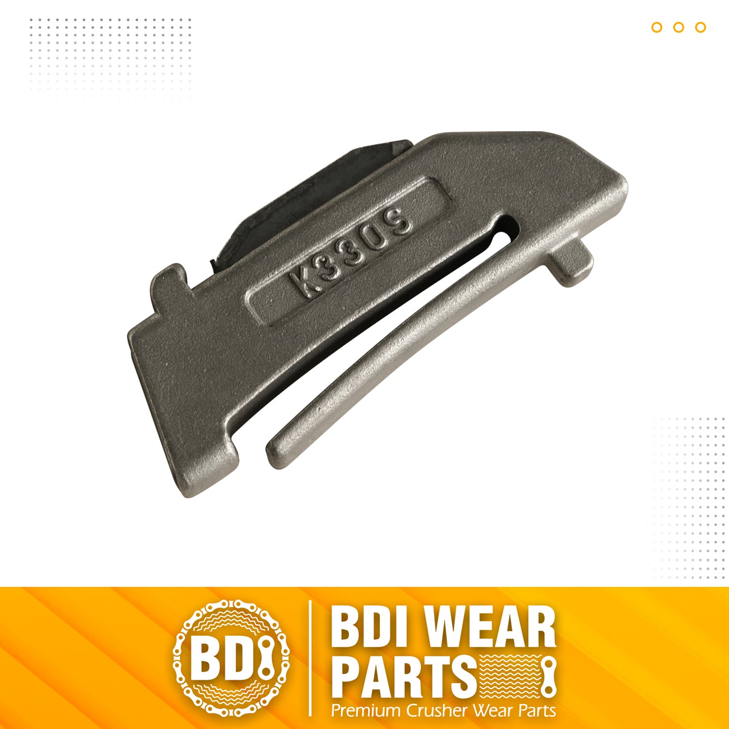 BDI Wear Parts K330S Flex Pin Fits X330 Dirt Tooth Hensley Style Digging Bucket Tooth/Bucket Teeth - 10PCS