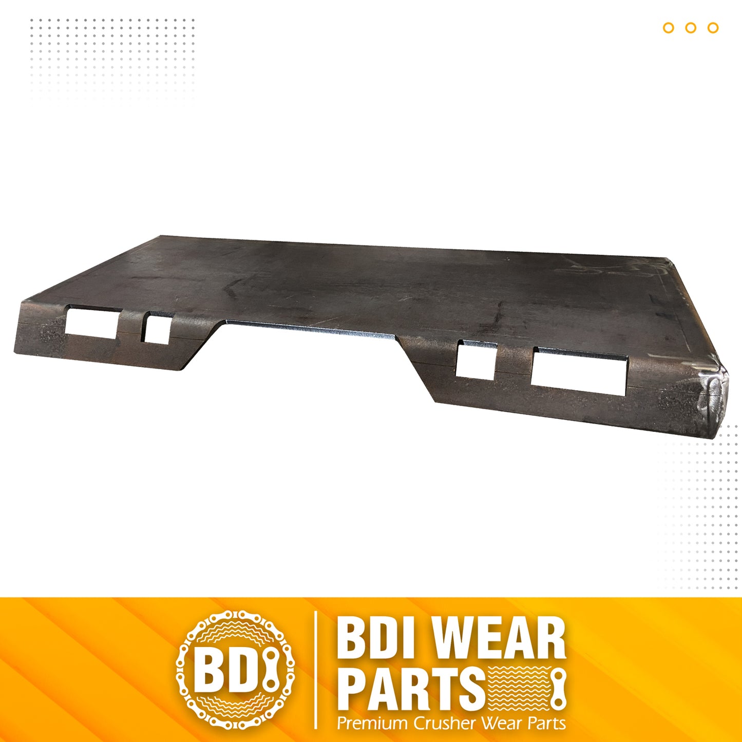 BDI Wear Parts 5/16" Skid Steer Mount Plate – Universal Heavy Duty Quick Attach Plate