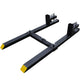 BDI Wear Parts 60" Total Length 1500 Lbs Pallet Forks Chain Heavy-Duty Front Loader Forks Pallet Forks for Loader Bucket Skid Steer Tractor with Bar