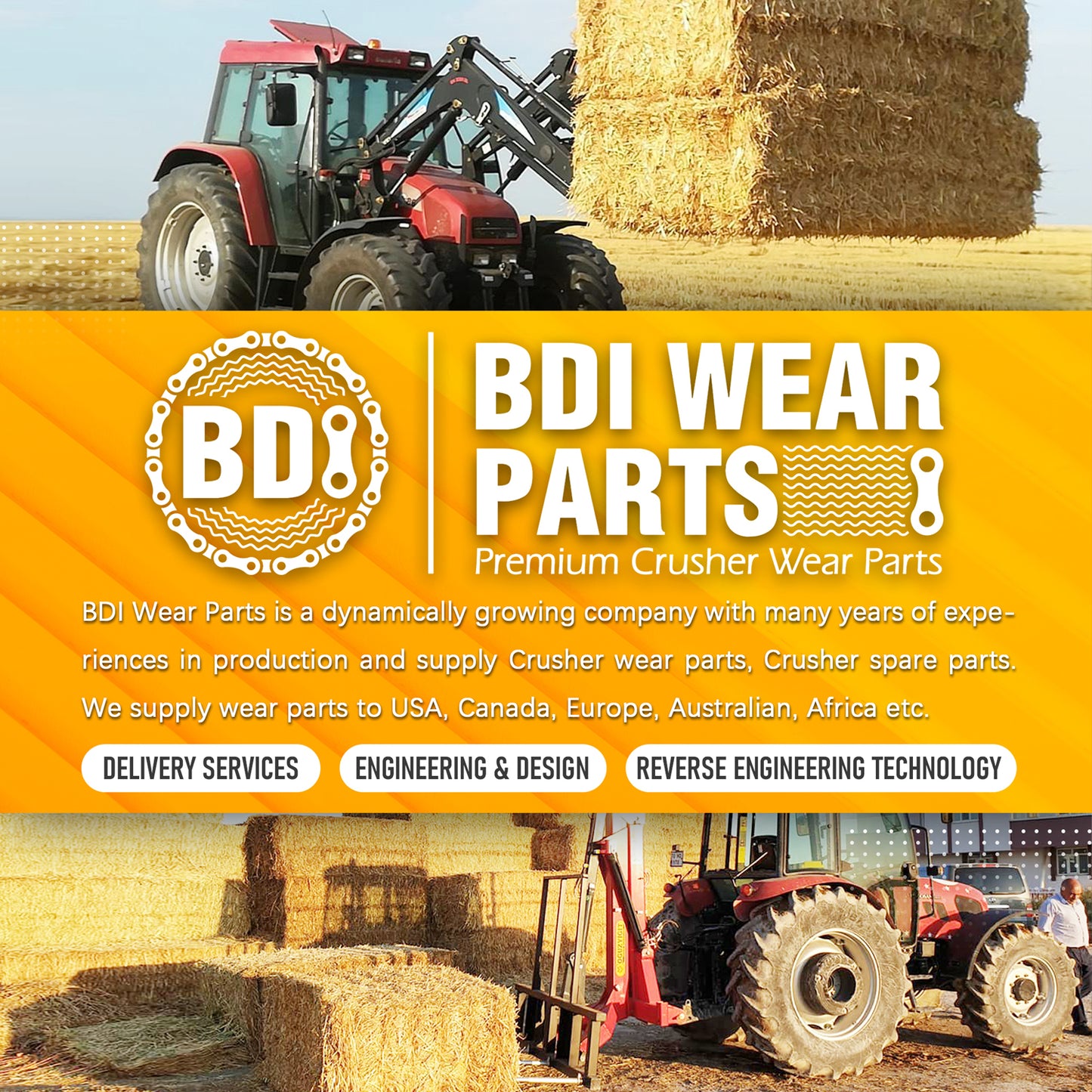 BDI Wear Parts 60" Total Length 1500 Lbs Pallet Forks Chain Heavy-Duty Front Loader Forks Pallet Forks for Loader Bucket Skid Steer Tractor with Bar