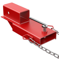 BDI Wear Resistant Parts Forklift Trailer Hook 2" Receiver Durable Accessories Fork Traction Adapter Forklift Hook Accessories with Safety Chain Hook