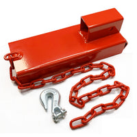 BDI Wear Parts Forklift Hook Receiver Tray Fork Trailer Traction Adapter, Fork Trailer Traction Adapter with Chain