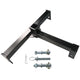 BDI Wear Parts 3 Point Trailer Hitch with 2" Receiver for Category 1 Tow Tractors Gooseneck Drawbar Adapter, Heavy Duty Black Standard Towing Hitch Attachment