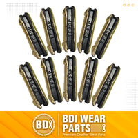 BDI Wear Parts Flex Pins 23P/TF23/23FPL Bucket Teeth Pins 2.48" Long for 23& 230 Series Bucket Teeth - 10 Pack
