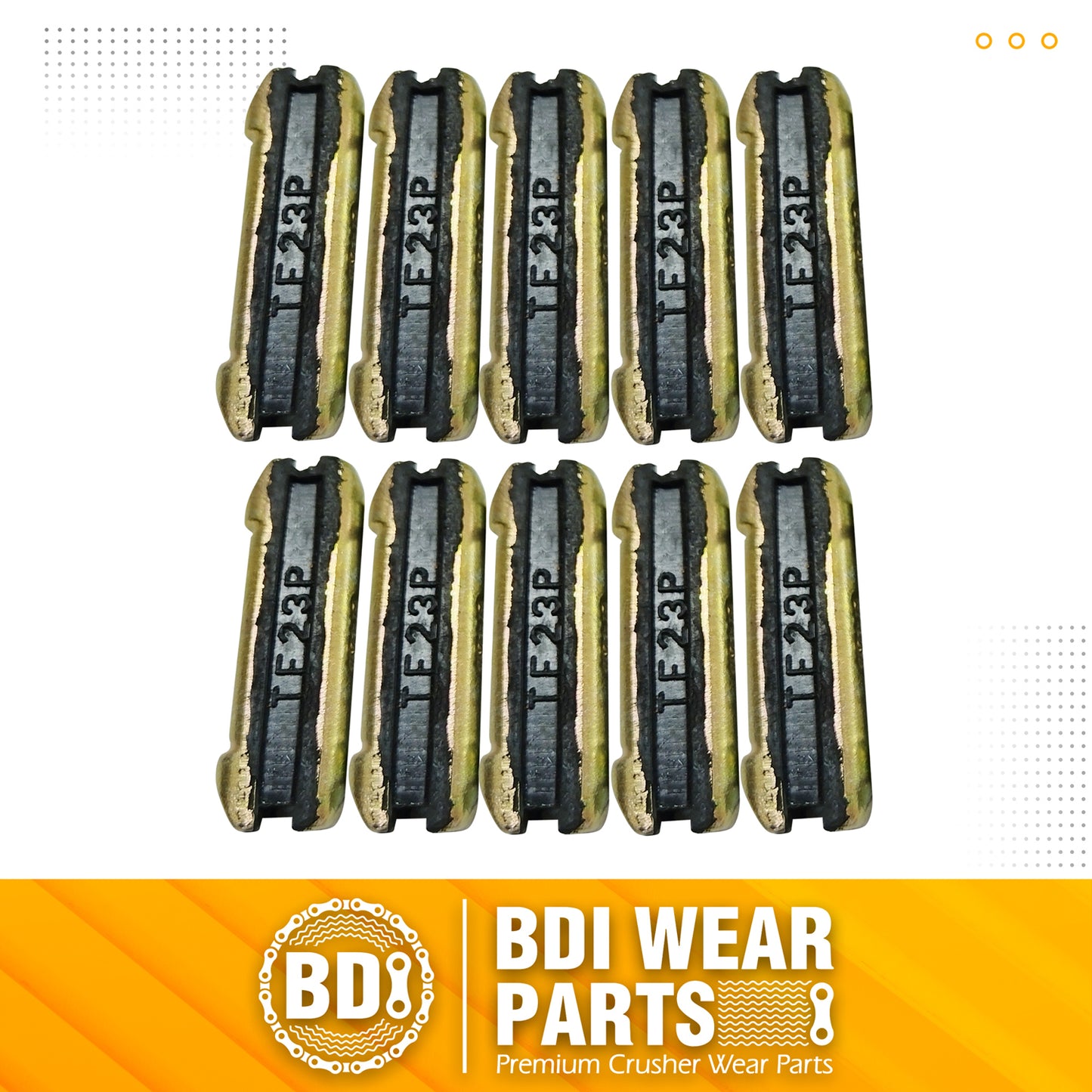 BDI Wear Parts Flex Pins 23P/TF23/23FPL Bucket Teeth Pins 2.48" Long for 23& 230 Series Bucket Teeth - 10 Pack