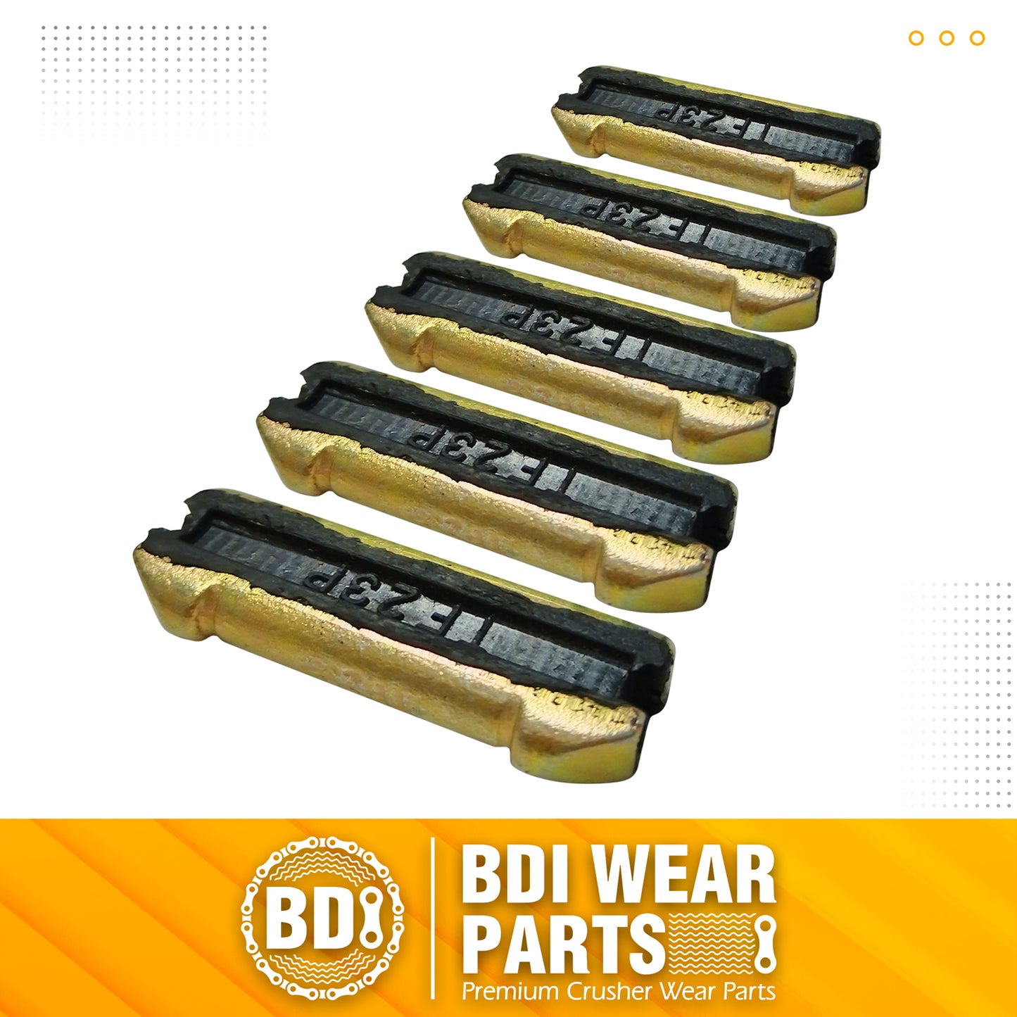 BDI Wear Parts Flex Pins 23P/TF23/23FPL Bucket Teeth Pins 2.48" Long for 23& 230 Series Bucket Teeth - 5 Pack