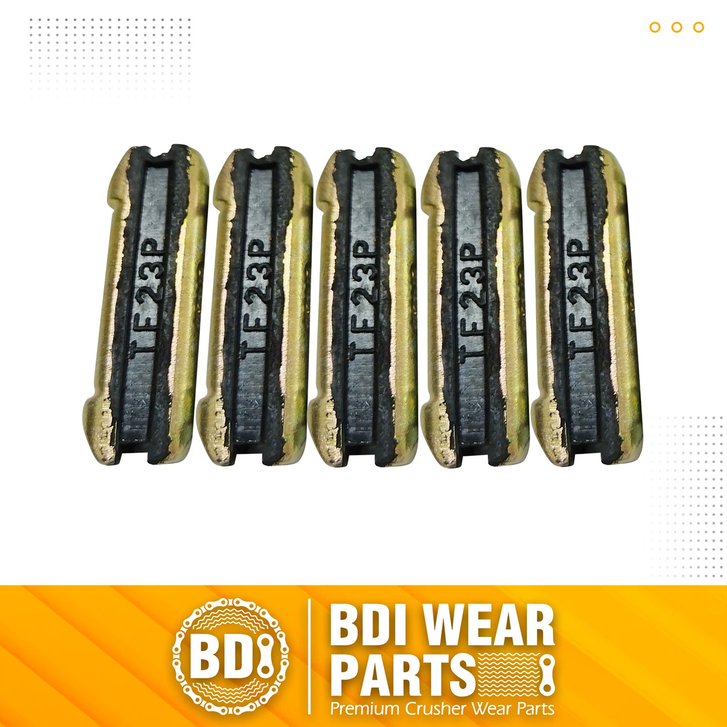 BDI Wear Parts Flex Pins 23P/TF23/23FPL Bucket Teeth Pins 2.48" Long for 23& 230 Series Bucket Teeth - 5 Pack