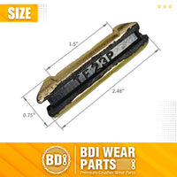 BDI Wear Parts Flex Pins 23P/TF23/23FPL Bucket Teeth Pins 2.48" Long for 23& 230 Series Bucket Teeth - 5 Pack
