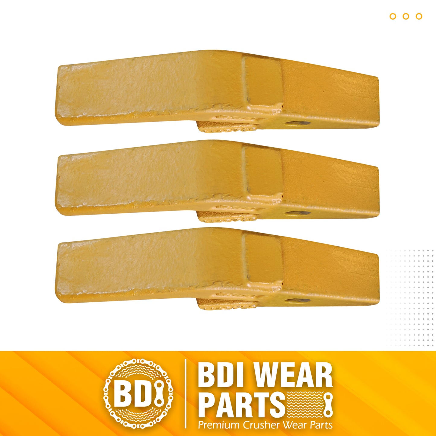 BDI Wear Parts U43792 Weld On Adapter for 23 230 Series Bucket Teeth, Backhoes - 3PCS