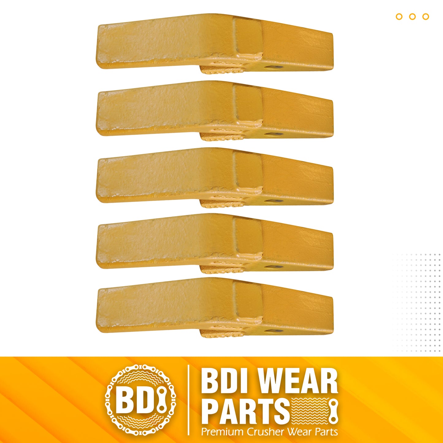 BDI Wear Parts U43792 Weld On Adapter for 23 230 Series Bucket Teeth, Backhoes - 5PCS